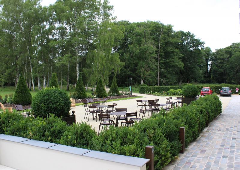 The main courtyard of the castle has been restructured to restore its prestige