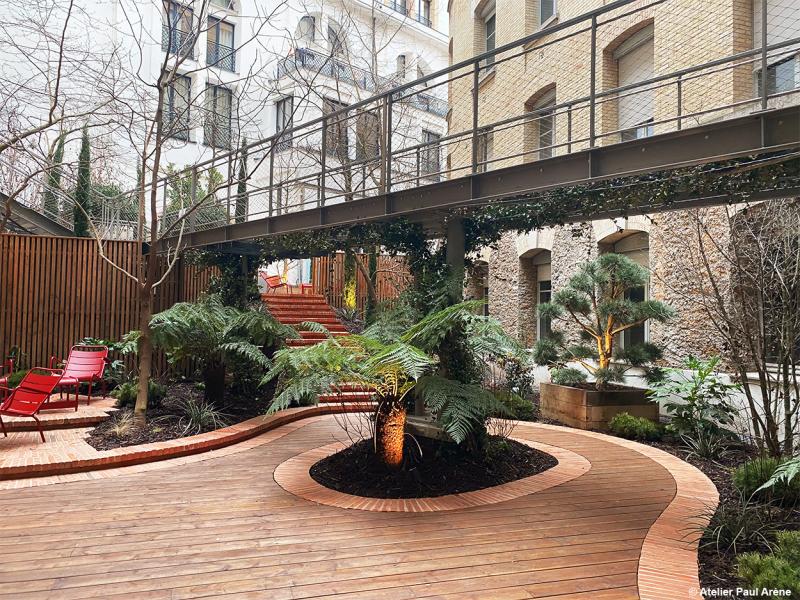 Un espace paisible lové dans les courbes