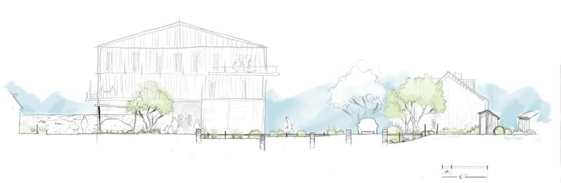 Urban densification at the edge of the city, with the development of soft connections and garden plots – Angers (49) – 2020
