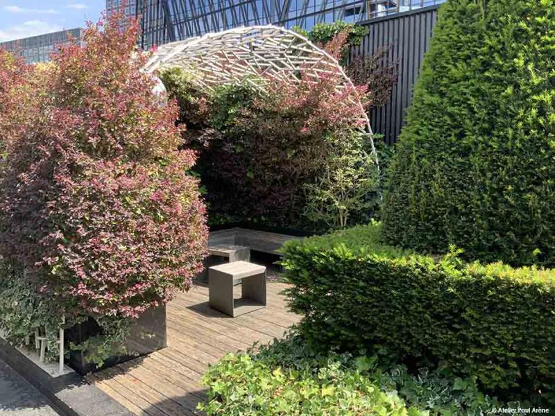 Corner nestled in the vegetation so you can relax