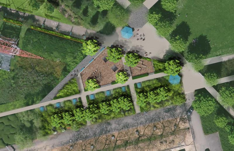 Development of the playground for the 2 Kisoques - Parc du Sausset (93)