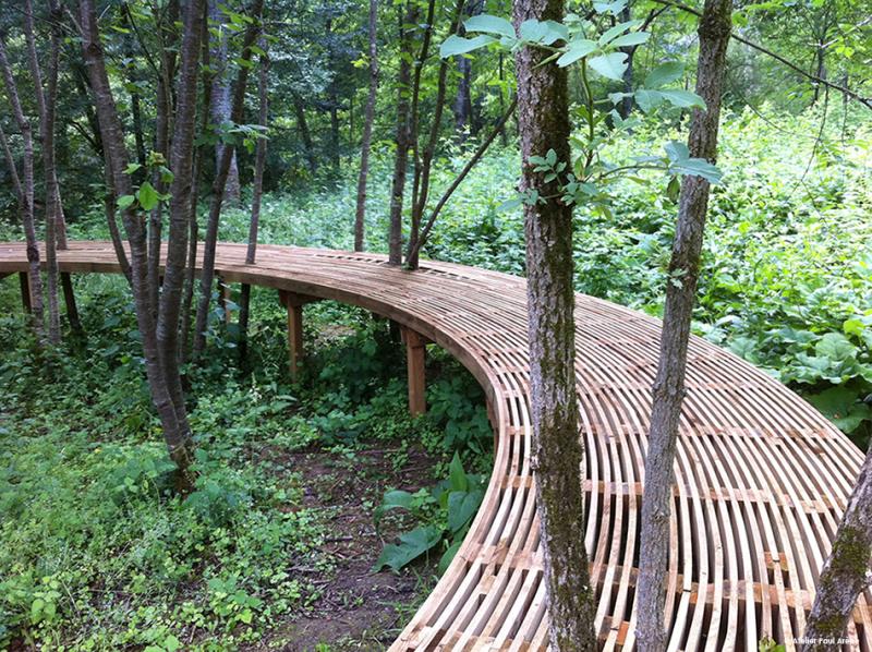 La Passerelle d'Auzay, crossroads of nature and culture